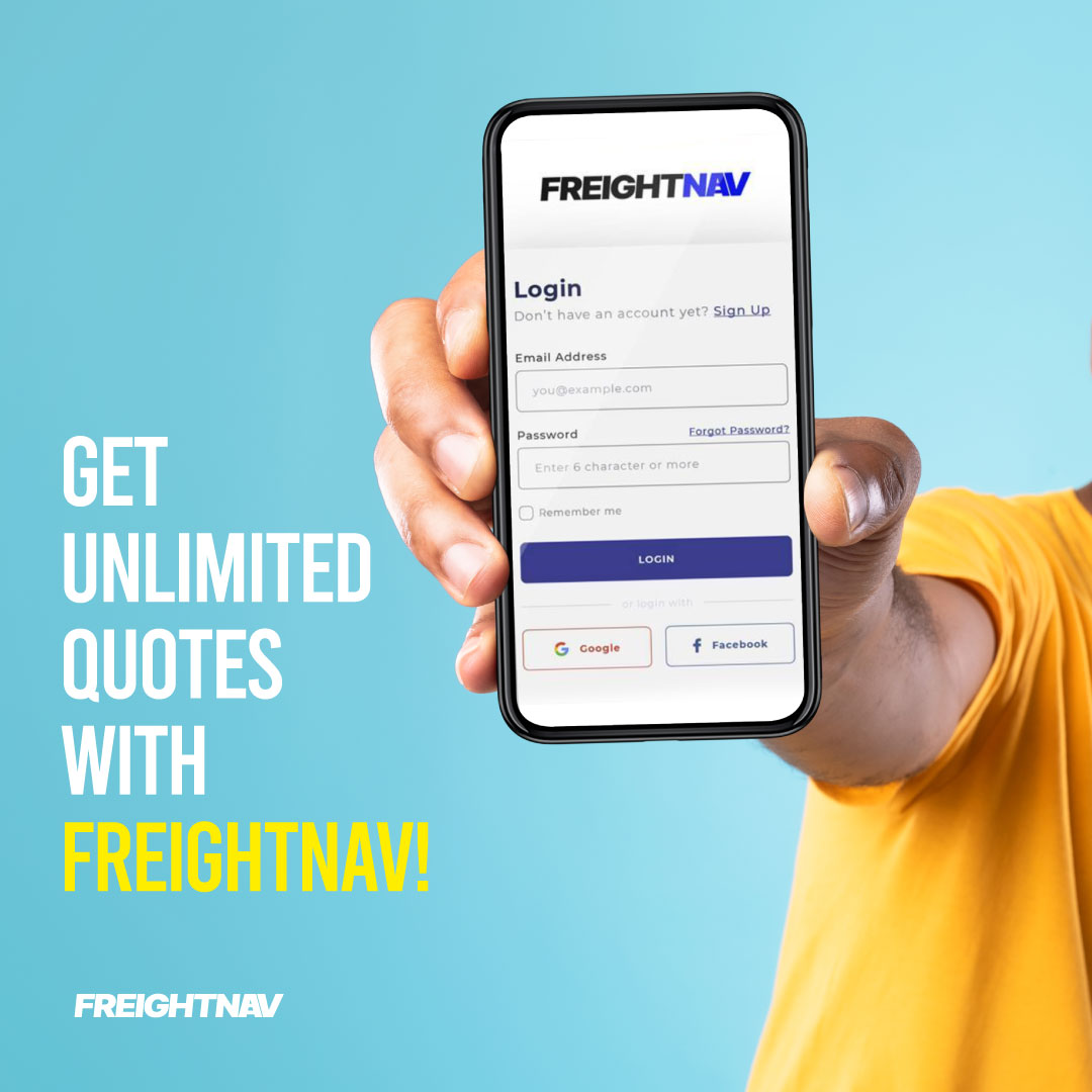 freight_nav's tweet photo. You can get as many quotes for your shipments as you want with FreightNav! 🎉
Our monthly subscriptions start at only $79.99 per month.

Try our platform for free! 👉 https://t.co/qj6puYlRaP

#freight #logistics #cargo #trucking #transportation #shipping https://t.co/bH2BCzubUW