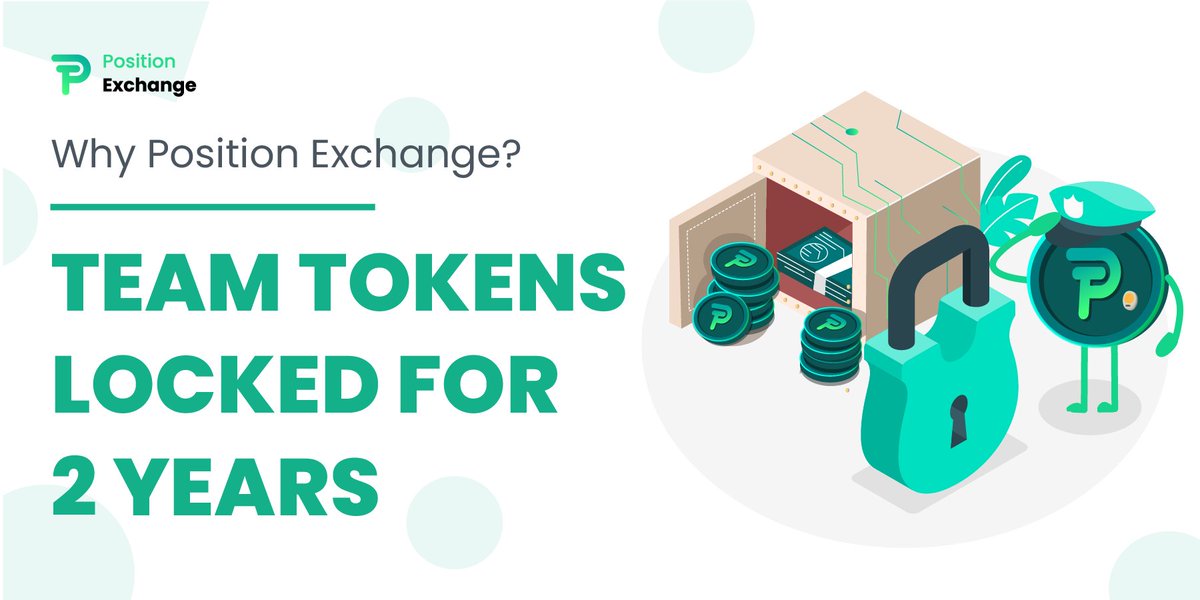 PositionEx's tweet photo. Wondering why you should invest in #POSI now? 🤔

✅ #5 Team tokens locked for 2 years 🔥💎

The team commits to the project for the long run and has the full confidence in its success 💯

➡️ No Private Investors or VCs, No vesting schedules or future tokens distribution 👌 https://t.co/sCnqwwAr5M