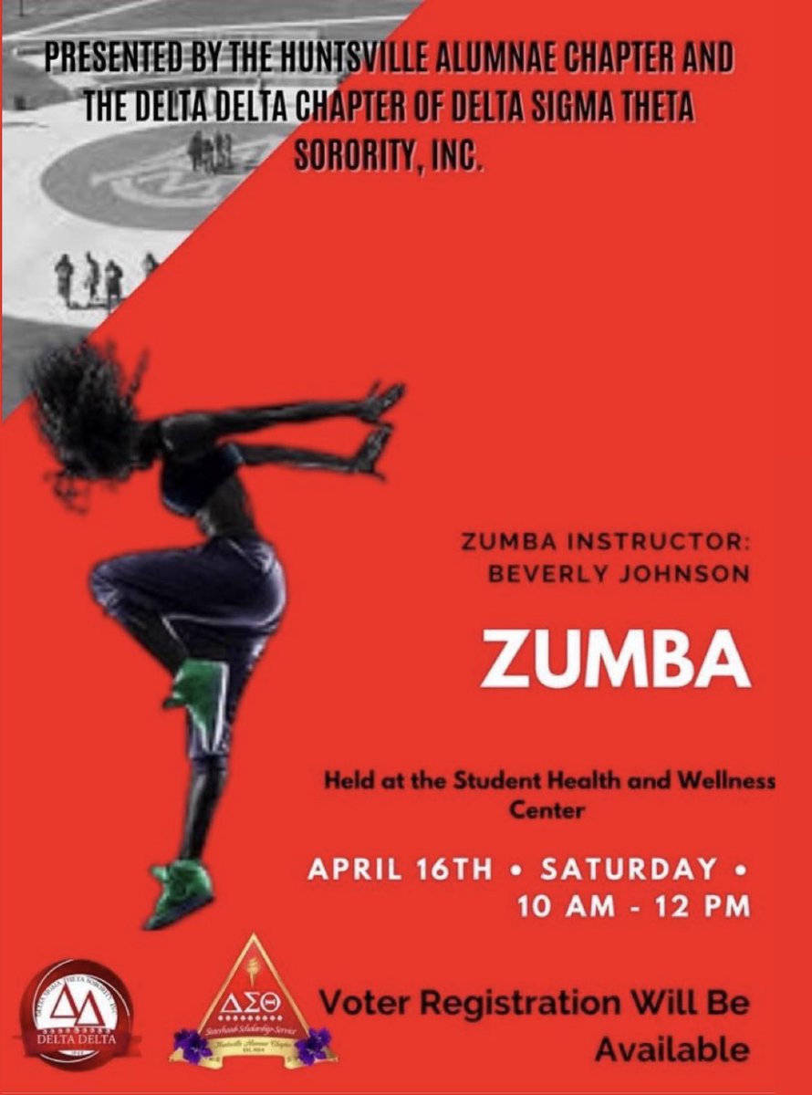 LOCATION CHANGE DUE TO WEATHER‼️ Zumba will now be held in the Student Health and Wellness Center. Hope to see y’all there!