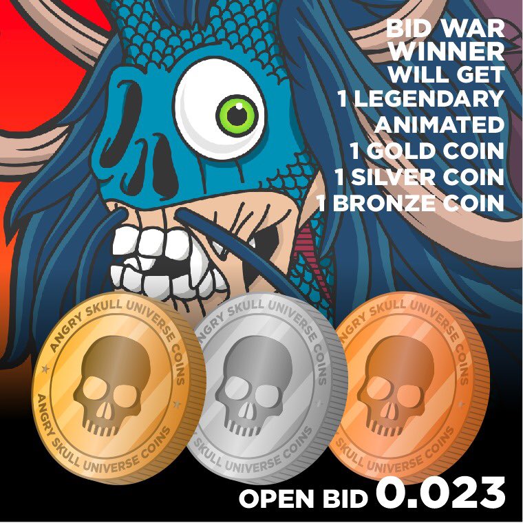 angryskull_un's tweet photo. BIDWAR STARTED

https://t.co/rERHvPaVz5

#nft #nftcommunity #nftcollector #nftart #nftartists #nftcollection #nftcollectibles #digitalart #crypto #cryptoart #cryptoartwork #blockchain #ethereum #angryskulluniverse https://t.co/3mEIqkF3ol