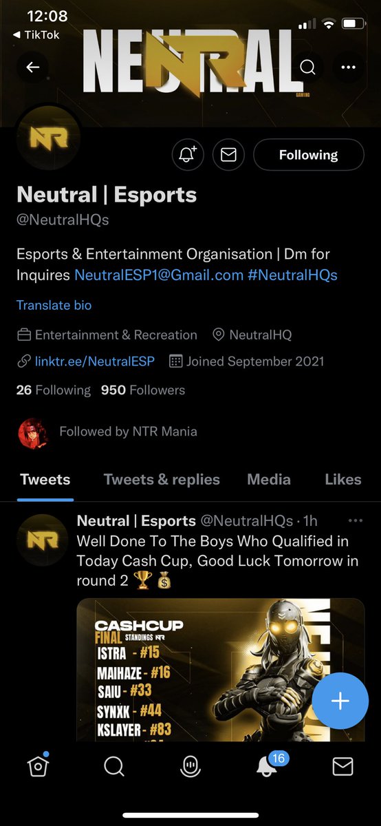 FutureFNBR's tweet photo. @mania_fn @NeutralHQs @mania_fn Thank you. Please follow me https://t.co/GbMXFJGNmX