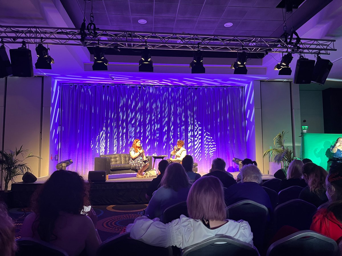 The fabulous GoH interview with <a href="/MaryRobinette/">Mary Robinette Kowal</a> and <a href="/virginia875/">Dr Virginia Preston</a> 

Needless to say we have puppetry and fiction cross fertilisation. Fabulous!