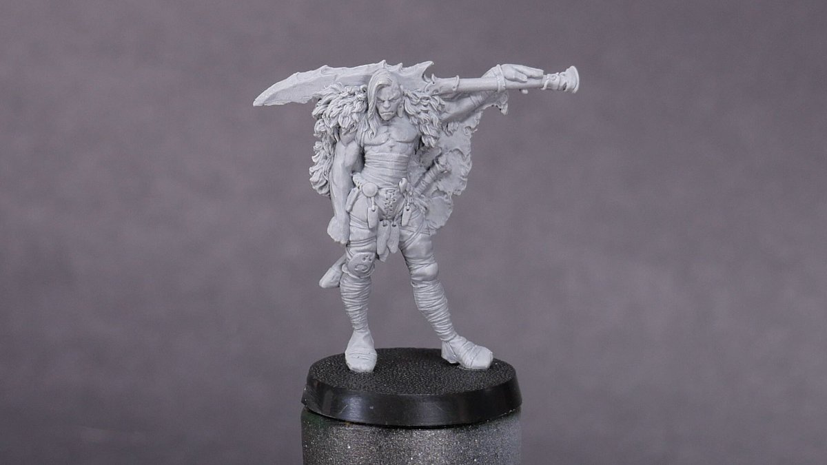gtHobbies's tweet photo. Another quick paintjob on a miniature cast from Siocast Hard plastic. The detail is great! I picked this sample up at Adepticon, he's a barbarian warrior from Enigma miniatures. @SiocastSl #siocast #miniaturepainting https://t.co/52NGDW6JQp