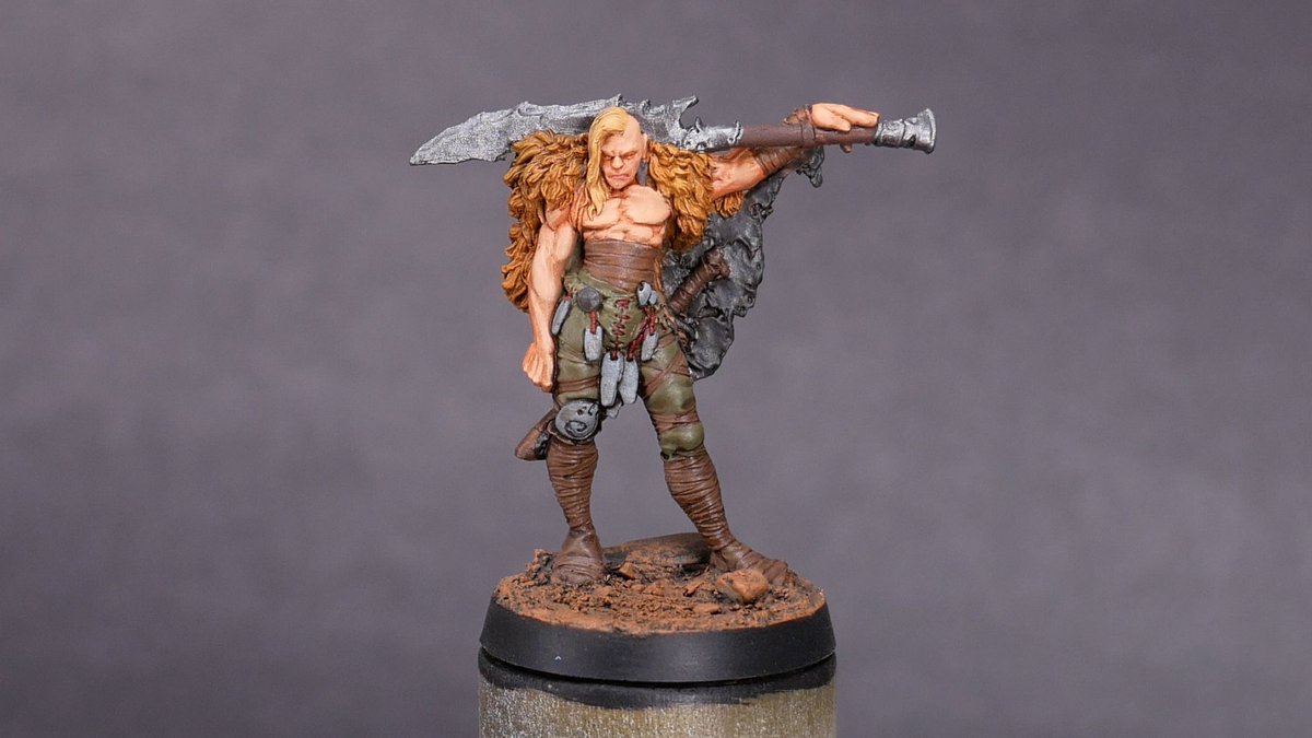 gtHobbies's tweet photo. Another quick paintjob on a miniature cast from Siocast Hard plastic. The detail is great! I picked this sample up at Adepticon, he's a barbarian warrior from Enigma miniatures. @SiocastSl #siocast #miniaturepainting https://t.co/52NGDW6JQp