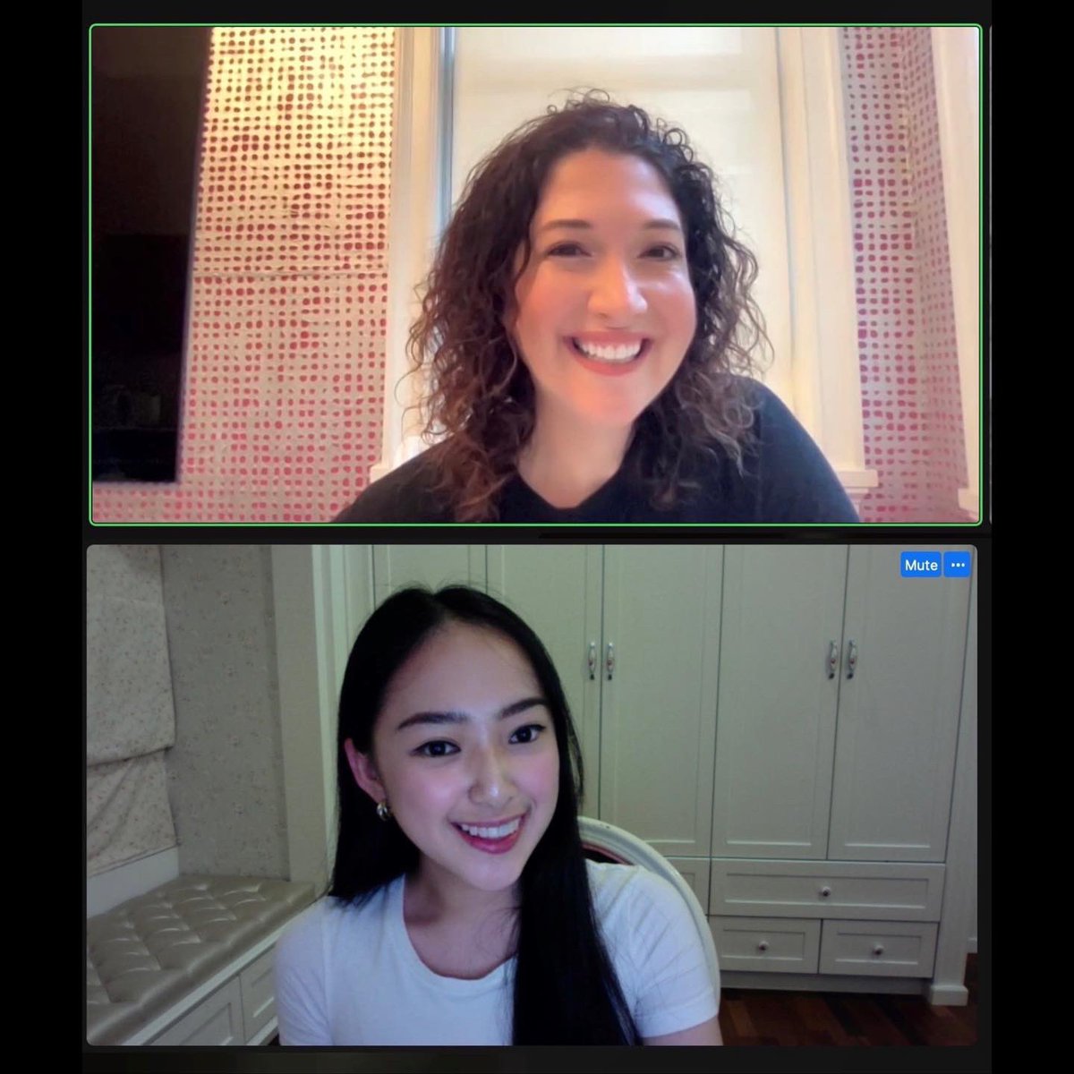 randizuckerberg's tweet photo. Best kind of GM! 1:1 time @8sianmom, founder of @8sianNFT, a beautiful collection celebrating Asian cultures. We love having 8sian in our groupHUG accelerator &amp; can’t wait for you to see what they’re working on. These 1:1 mentoring sessions are my favorite part of our program! https://t.co/ghihzPDg61