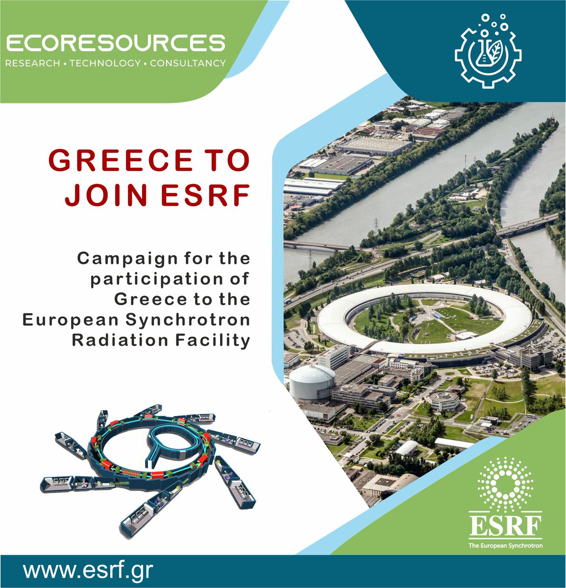 Ecoresources supports the initiative for the National participation of Greece to the European Synchrotron Radiation Facility, ESRF.
Join the effort in esrf.gr

#esrf #synchrotron #xrays #characterization #instrumentation #nanotechnology #materialsscience #physics