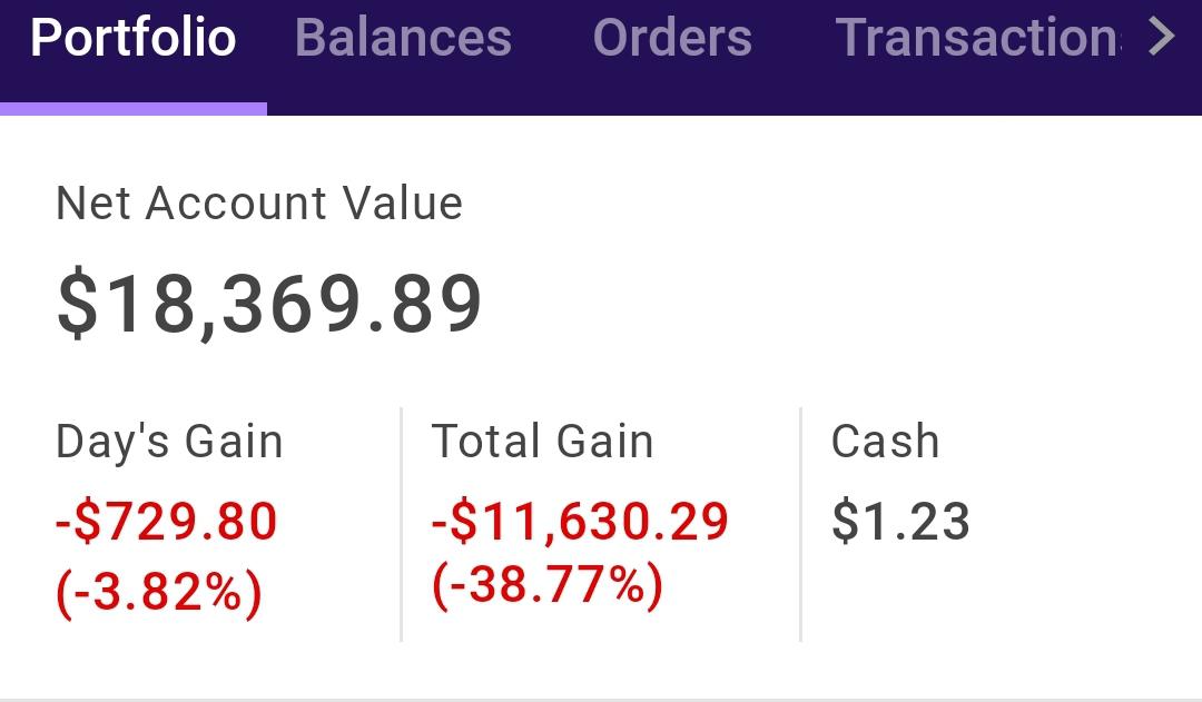 Thanks for the advice guys! via /r/wallstreetbets #stocks #wallstreetbets #investing

https://t.co/sMUCYPdNoT

#investing #robinhood https://t.co/J4vY2I7XoR