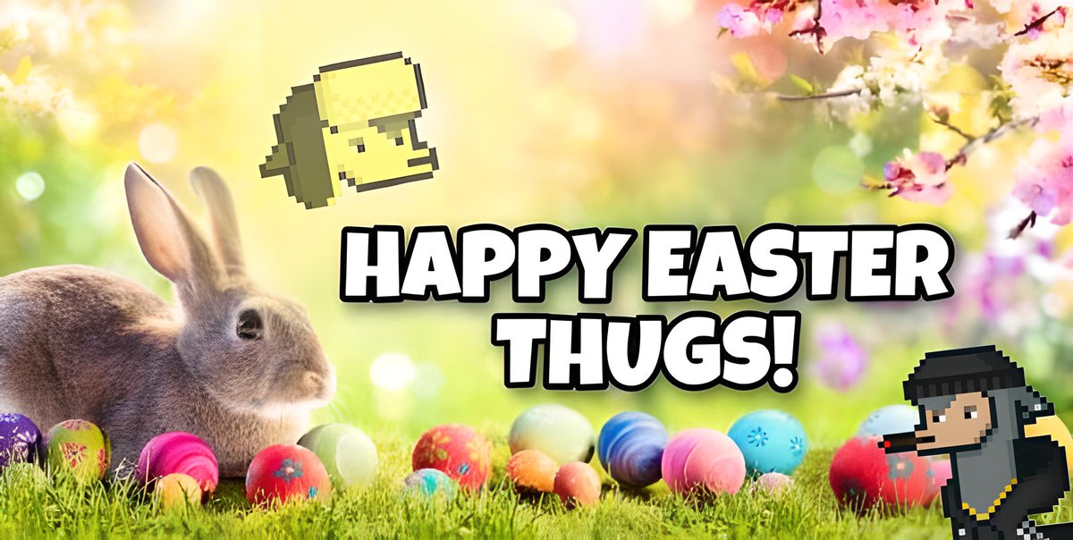 🦙EASTER MEME COMPETITION🦙

🏆 1st : 0.69 $SOL - Most (real) likes!
🏆 2nd: 69 $SPRAY - Team favorite!

How to enter:
👉 Make a meme related to Thugpacaz!
👉 Post your meme in a Quote Tweet to this post!
👉 Tag <a href="/thugpacaz/">Thugpacaz | SOL NFT</a> in your tweet!

Good luck everyone!🎉