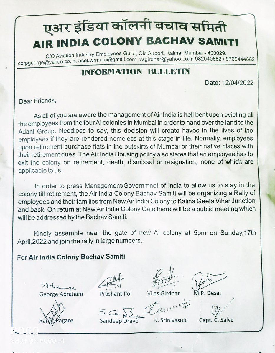 akshayc_99's tweet photo. @LoksattaLive @lokmat @mtonline #savecolony don't throw us away from our residence https://t.co/NaHoxjtPPF