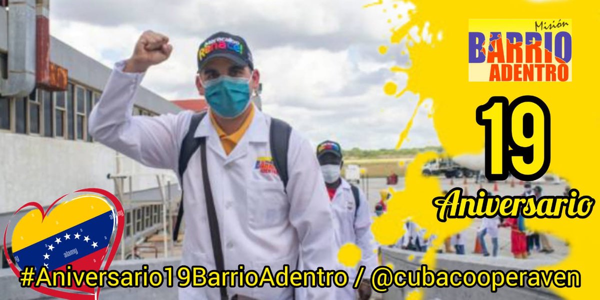 Fidel | "Si los jóvenes fallan, todo fallará. Es mi más profunda convicción que la juventud cubana 🇨🇺 luchará por impedirlo".
<a href="/cubacooperaven/">Brigada Médica Cubana en Venezuela</a>
<a href="/Cubacooperabol2/">Brigada Médica 🇨🇺 Bolívar🇻🇪</a>
 #Cubaviveensuhistoria #CubaPorLaVida #Aniversario19BarrioAdentro