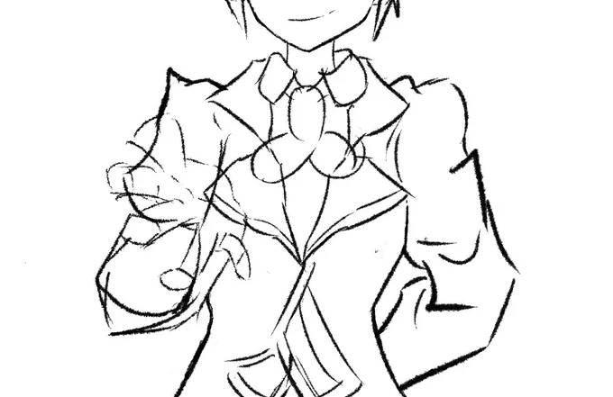 (wip) suits and dresses are very hard to draw 