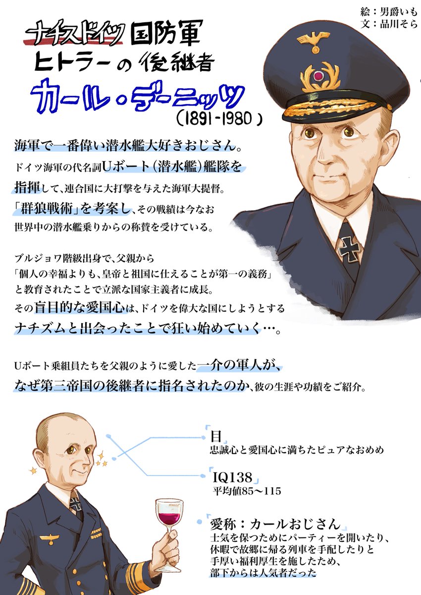 3R DID カール・デーニッツ ドイツ 海軍元帥 大提督 大統領 カール・デーニッツ - Wikipedia