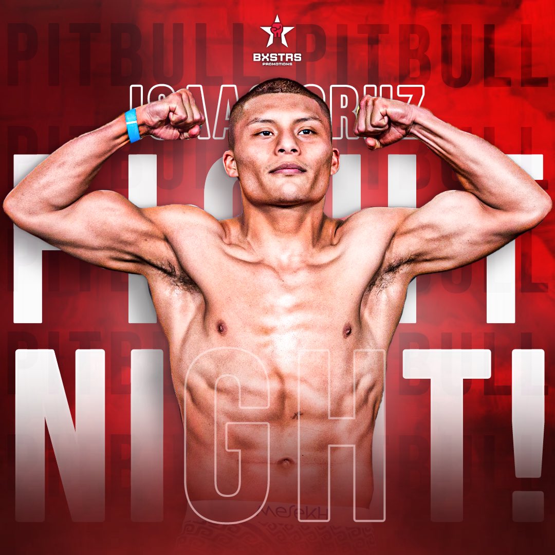bxstrs's tweet photo. ¡Esta noche! 💥🥊

Isaac ‘Pitbull’ Cruz (22-2-1, 15 Ko’s) vs. Yuriorkis Gamboa (30-4-0, 18 Ko’s) | 10 rounds peso Ligero

Desde el AT&amp;T Stadium ➡️ No te la pierdas por @ESPNKnockOut 📺 https://t.co/ttfu9H3vs4