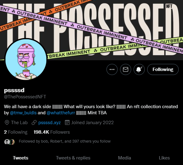 👀Who's ready for <a href="/ThePossessedNFT/">pssssd</a> to hit 200k? It's been growing so quickly these past few days, today is the day🔥❤️