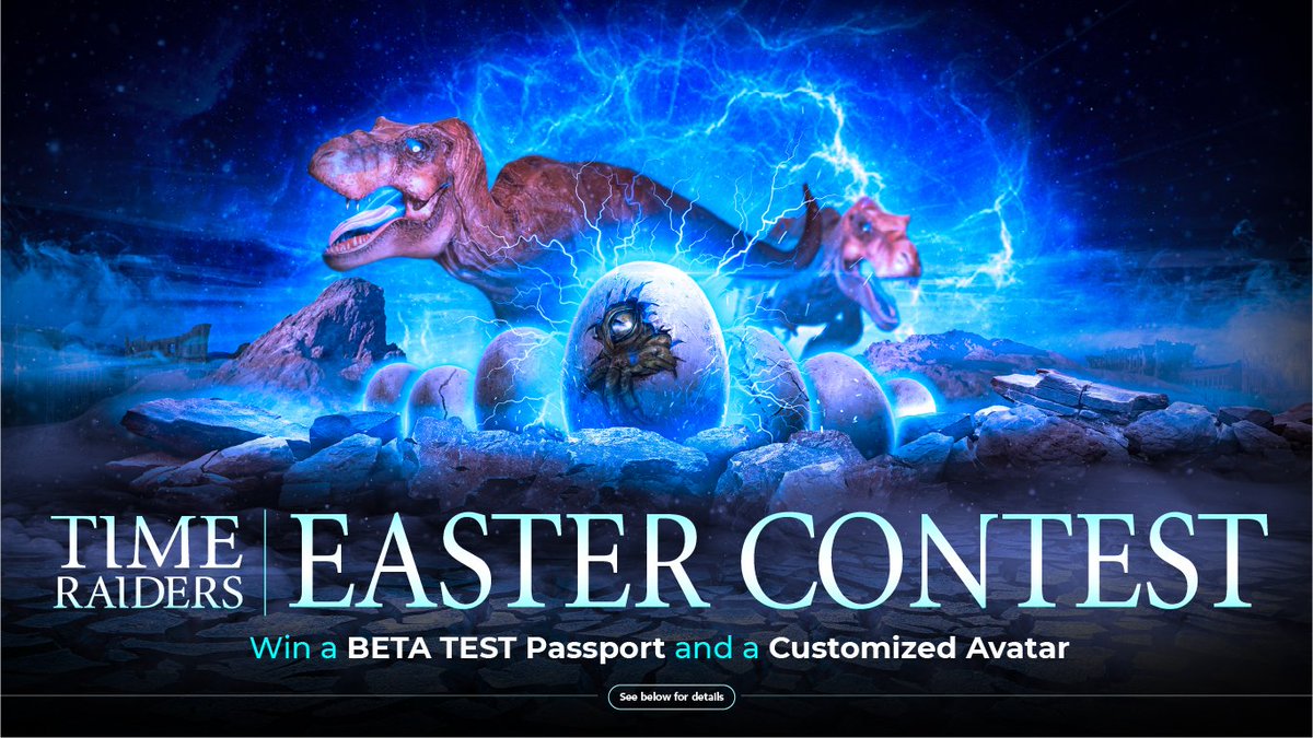 PlayTimeRaiders's tweet photo. 🐰It´s Easter Time! Want a spot in our Game Beta Launch?🐰

Create the best @playTimeRaiders themed Easter Egg and win XP points and a Custom Avatar!

Just follow the instructions on Gleam 👇

https://t.co/UUilTR5IR8

#TimeRaidersEaster #playandearn https://t.co/V9d4KBSKNk