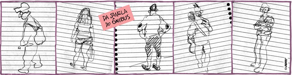 hoje é o Dia Seguinte do Desenhista. Aqui uma tira de 2015: 