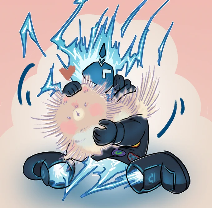 #遊戯王
メルフィーと静電気ヤバそうなやつ 
