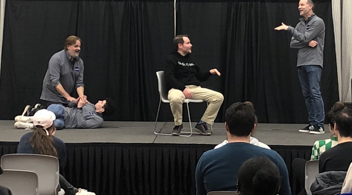 williamjdennis's tweet photo. It’s been a busy few weeks for @UnScriptedProd and #improv. Grateful for the opportunity to speak/lead/perform @RiderUniversity @Princeton and @nfa1920 https://t.co/vJMmelSEBM