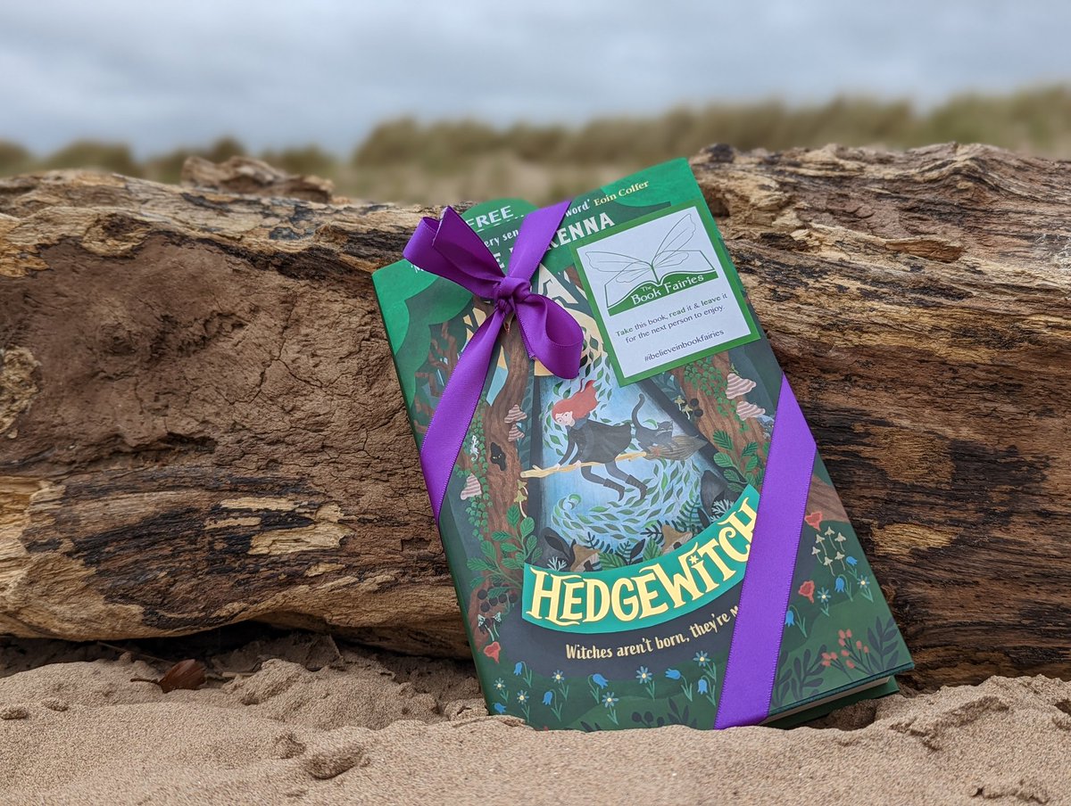 The Book Fairies are celebrating the launch of a truly magical book today - Hedgewitch by @skyemc_kenna (who has also hidden some copies). The Ayrshire fairies have been hiding copies along the #ayrshire coast.#Hedgewitch #TBFHedgewitch #ibelieveinbookfairies #DebutBookFairies