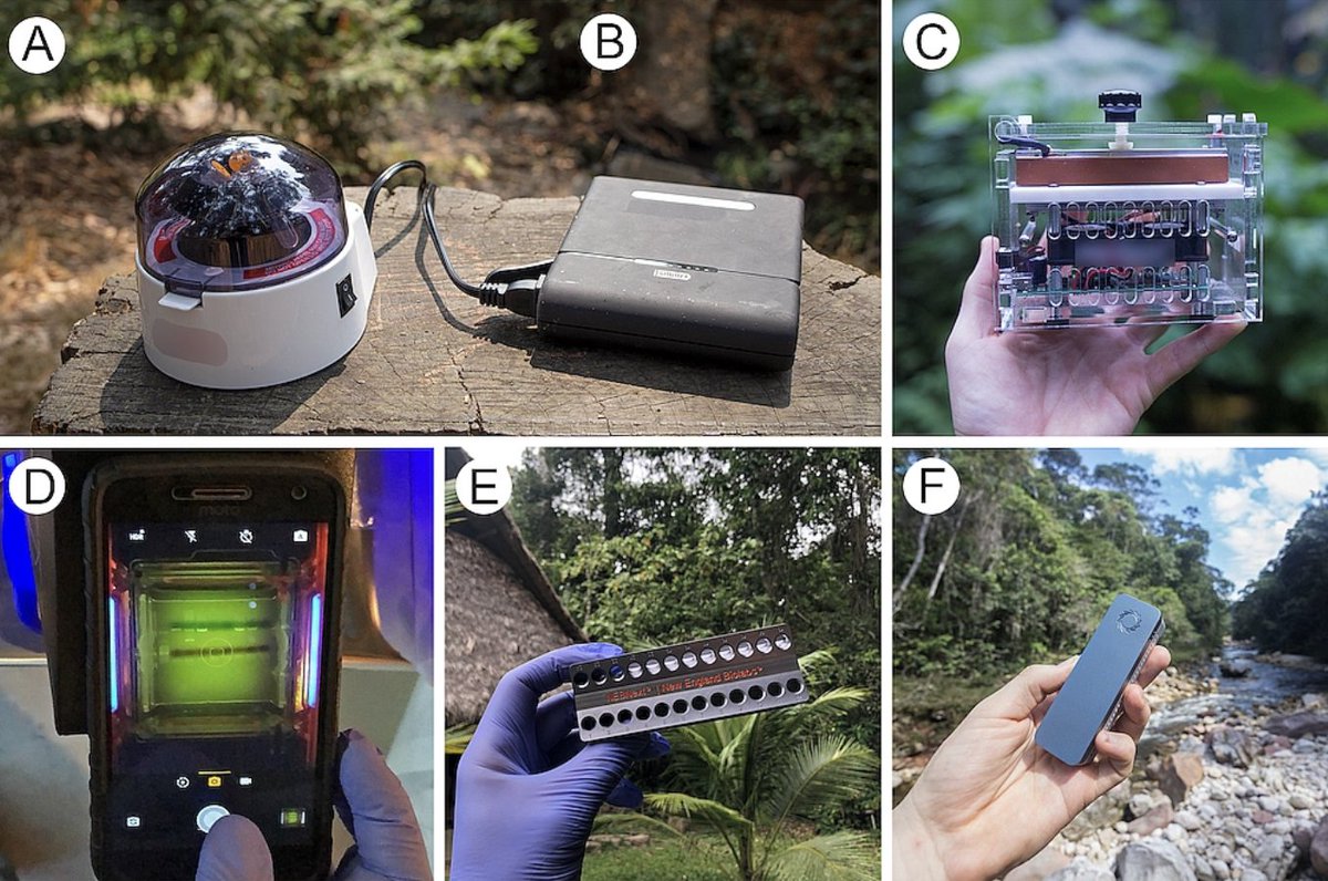 Extreme field biology: miniaturised equipment for DNA extraction, sequencing and analysis in the wild
(rdcu.be/cK7hP)