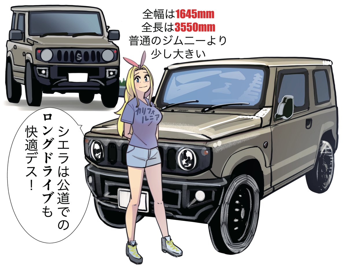 スズキジムニーシエラ のイラスト マンガ作品 3 件 Twoucan