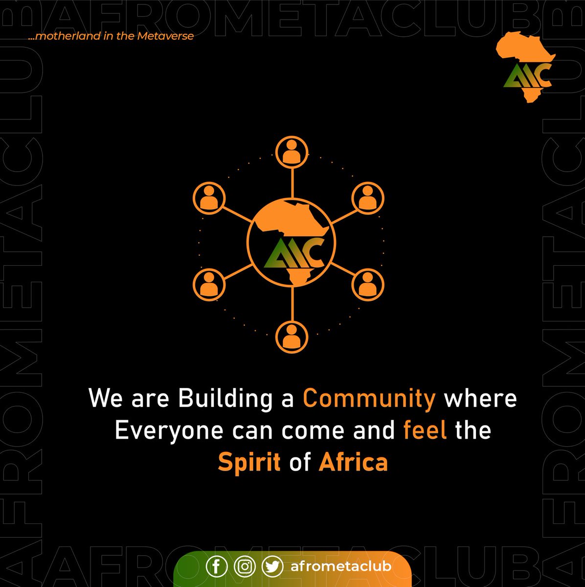 AfroMetaClub's tweet photo. Come feel the spirit of Africa.
#afrometaclub #nft #metaverse https://t.co/aS4ZABh0n3