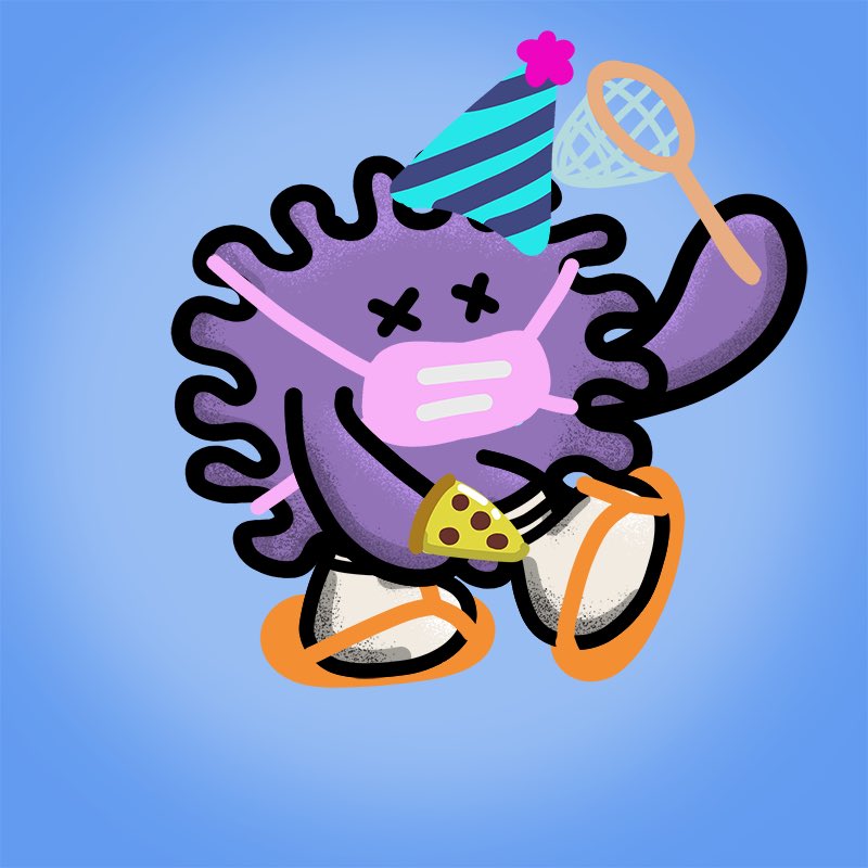 Party hat 🥳 
Butterfly net 🦋 
Pizza 🍕
Pink mask 😷
Flip flops 🩴

Okay, I am ready for Saturday and pumped for my Viral Mint - who is joining me? Join my discord to learn more: discord.gg/8GS976aZTB