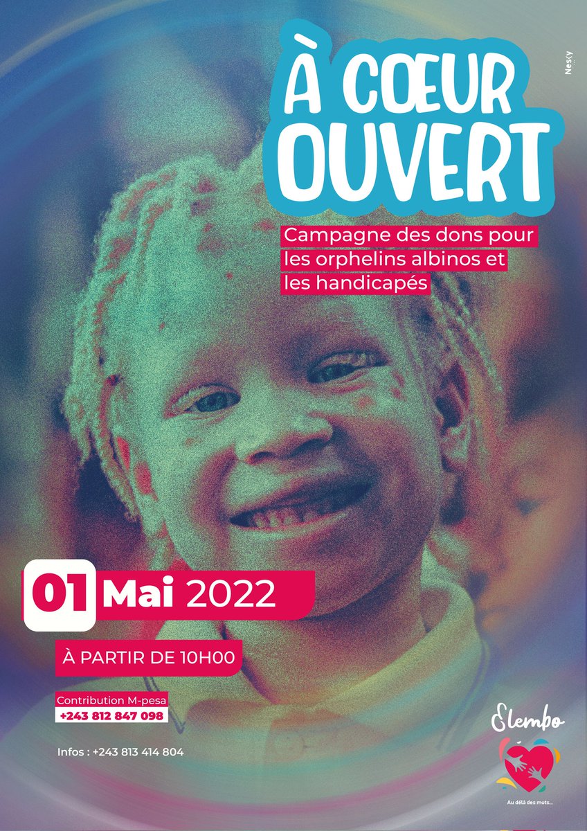 ilunga_armand's tweet photo. Bjr la famille! Vous nous aviez fais confiance pr notre activitée du mois 2 décembre en faisant des dons à 1000 enfants  orphelins  de la capitale, mrci !Le 1er mai ns visiterons  nos frères albinos et handicapés mrci d'avance pour vtre soutien tant financier que matériel
#Elembo https://t.co/oN5JtWhbHN