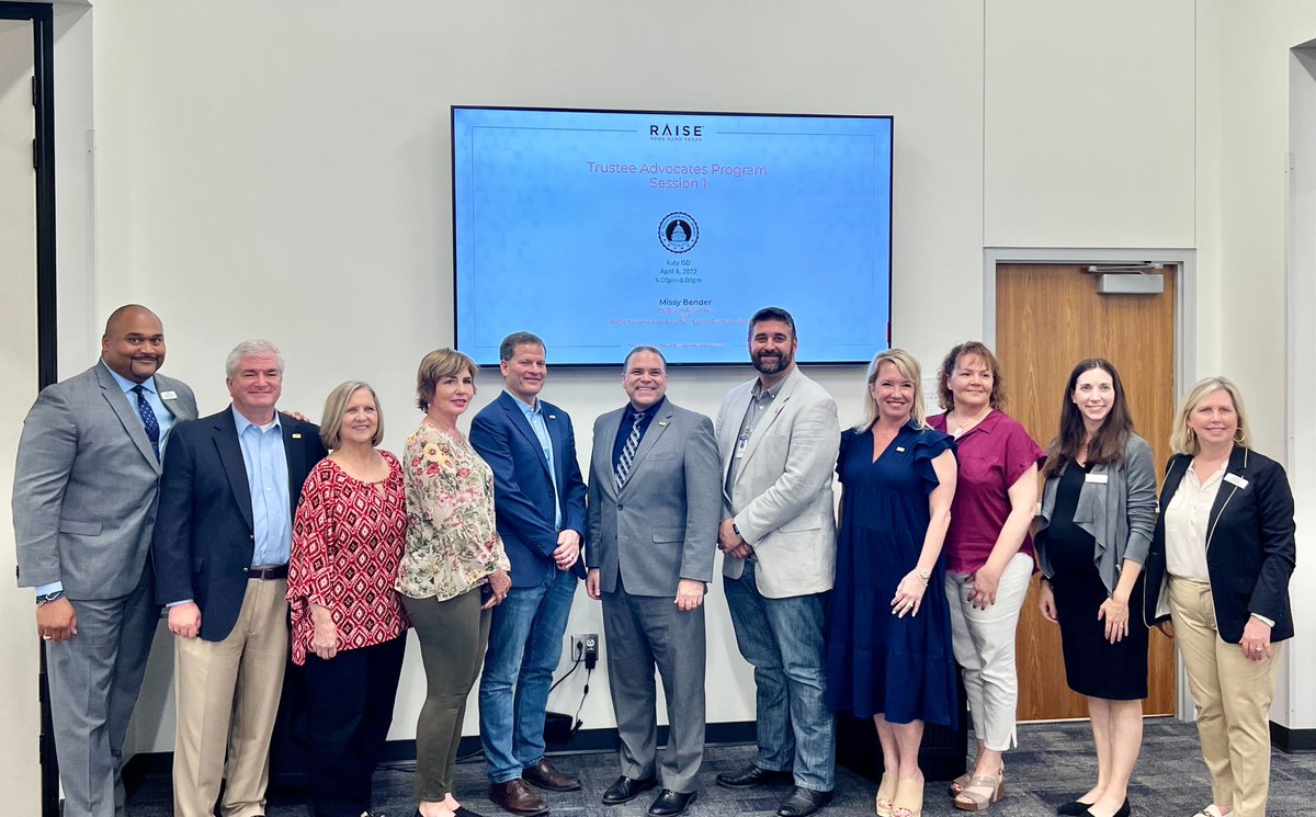 RYHT_WHouston's tweet photo. Two weeks ago we kicked off our inaugural @RYHTexas  Trustee Advocate Program with one of my districts @katyisd ! I am So excited to begin this 18 month grant program alongside this wonderful servant leaders and volunteers! #txed #txlege #measurewhatmatterstx https://t.co/stvKV4diBz