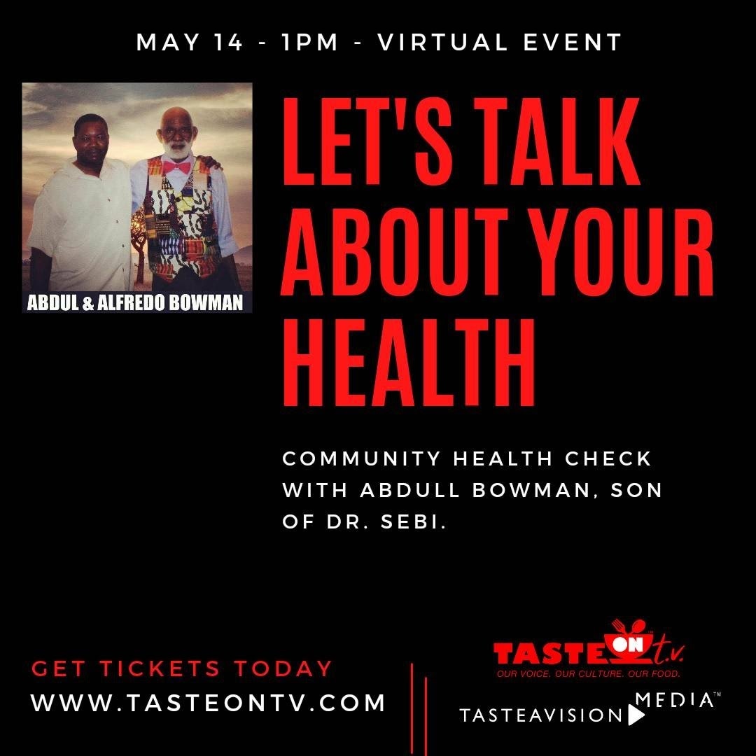 TasteOnTv's tweet photo. Tired of suffering from bad health?? Get your tickets to knowledge! Stop suffering start healing! May 14th you dont want to miss this virtual event! https://t.co/Rv3UKrAXi1 https://t.co/0C4XJXbt9k