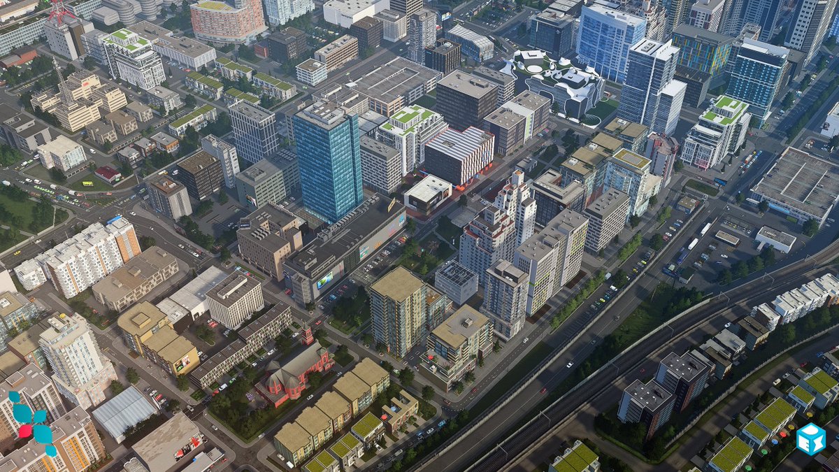 View of the South Centre. #FairytaleKeys #CitiesSkylines