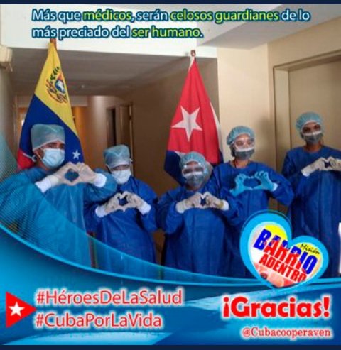 ¡Médicos y no bombas!, llegando hasta los lugares más recónditos, celebrando 19 años de humanismo. #Aniversario19BarrioAdentro #CubaPorLaVida #CubaCoopera <a href="/cubacooperaven/">Brigada Médica Cubana en Venezuela</a> <a href="/MINSAPCuba/">Ministerio de Salud Pública de Cuba</a> <a href="/PardoRegla/">Regla Angulo Pardo</a> <a href="/japortalmiranda/">José Angel Portal Miranda</a>
<a href="/cdi_acacias/">CDI Las Acacias,Distrito Capital</a>