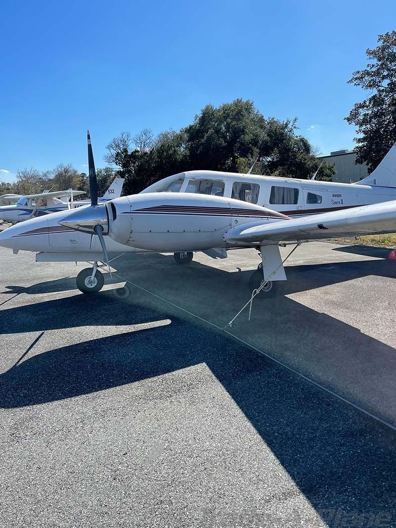 TradeAPlane's tweet photo. ✈️ 1981 PIPER SENECA III. $119,000 USD. Low time. Registered to flight training entity but was used by owner to commute between locations only. Airplane has been grounded since July 2020.
For more details 👉 https://t.co/v54aTwalif
#TradeAPlane #aircraftforsale #piperseneca https://t.co/esakQCZJDx