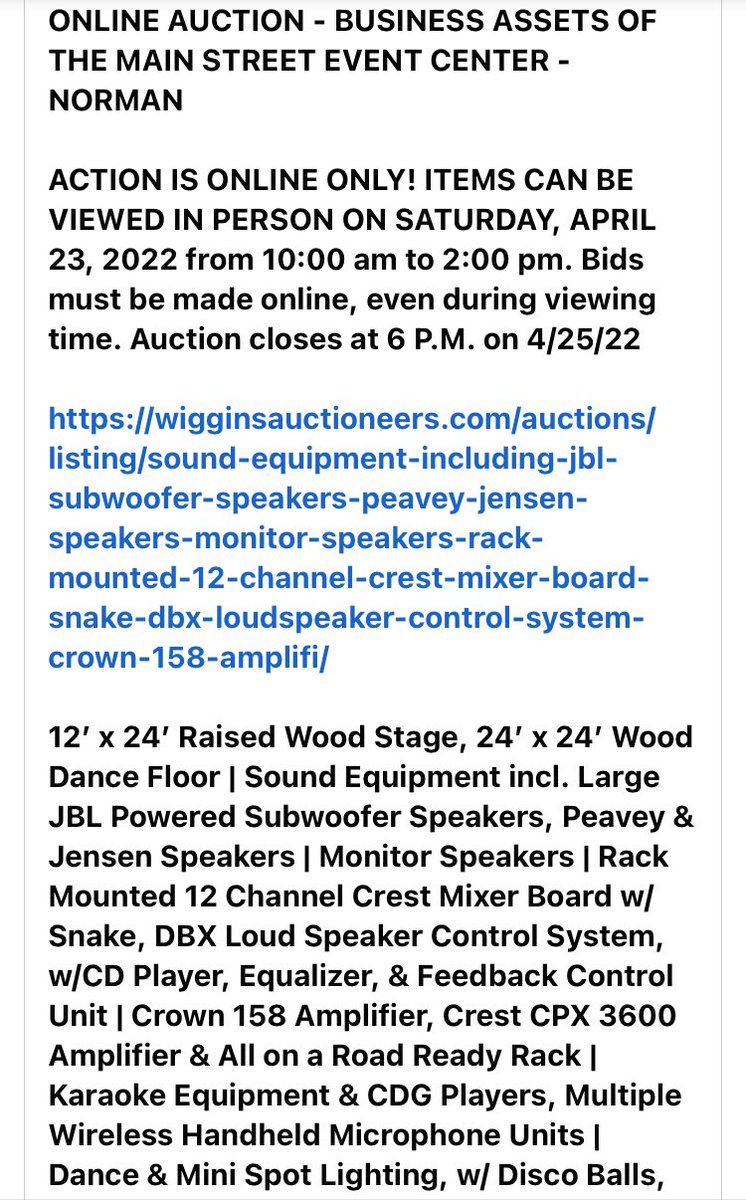 Main Street EventCtr tweet media