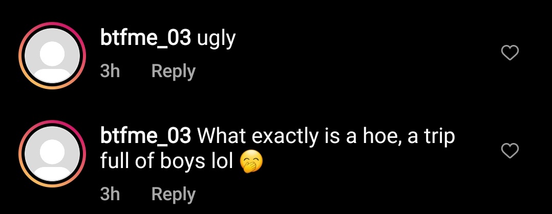 your__turns's tweet photo. Shame on these people, pls report and block them. Their idols make a lot of noise about mental health but in fact fans like them are becoming bullies 💩 https://t.co/lgeecIXq4V