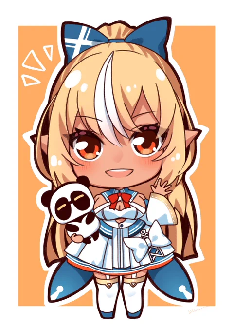 デフォルメフレアちゃん!🔥
 #しらぬえ 