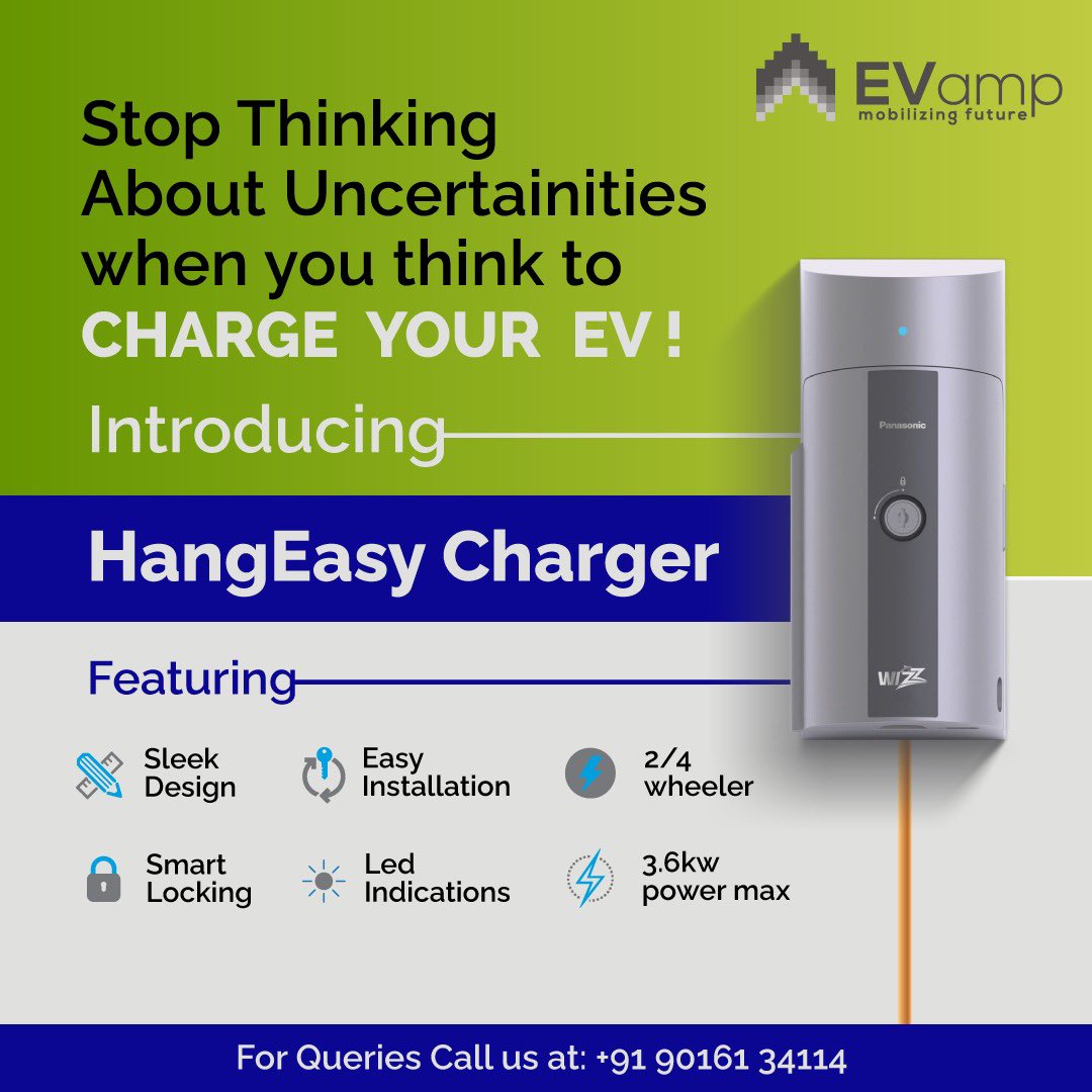 EVampTech's tweet image. Introducing the most simple EV outlet with Handy &amp;amp; Sleek Design.Finest solution for Residential Blocks, Townships, Hotels&amp;amp;Commercial.For any inquiry get in touch with us
#evcharging #ev #electricvehicle #electricvehicles #evcharger #emobility #driveelectric #electricmobility