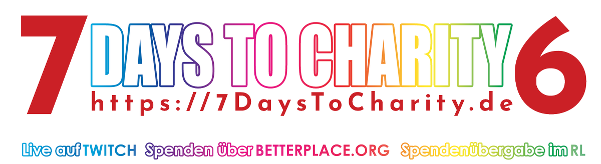 Da das Jahr 2022 die Quersumme 6 ergibt, haben DerValiser und ich schon mal mit den Planungen für das 6. Charity-Event im Herbst begonnen. 
❤️💛💚💙💜

Frohe Ostern euch allen 🐇

#krebsisteinarschloch #7DTC