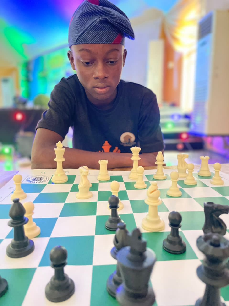 Tunde Onakoya on X: One of the kids in our Chess academy back in