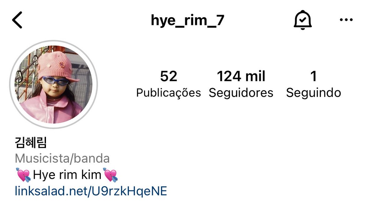 Hyerim atualizou sua foto de perfil do Instagram. 

#KimHyerim #김혜림