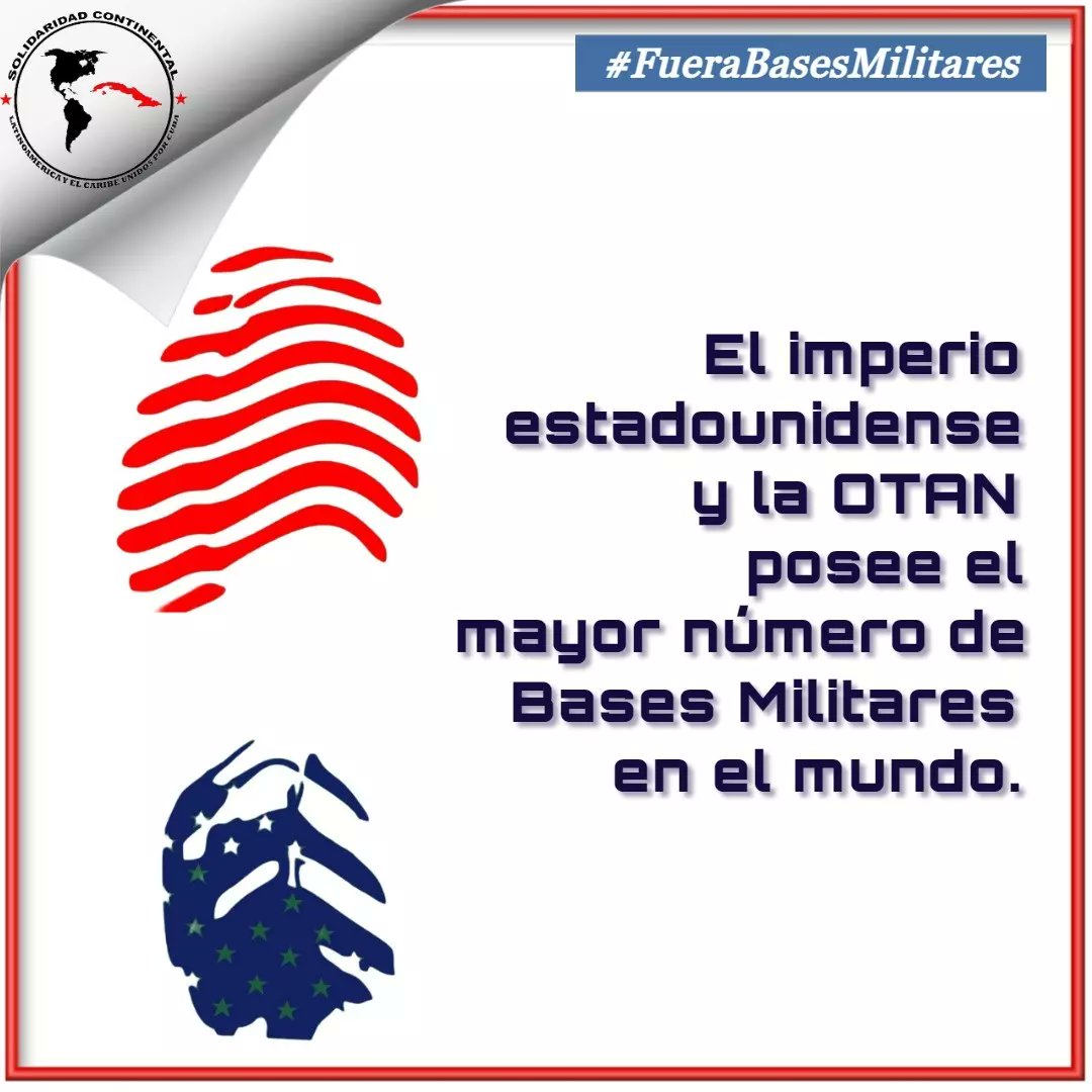 RVenezuelano's tweet photo. #FueraBasesMilitares https://t.co/i9u4ggHUZP