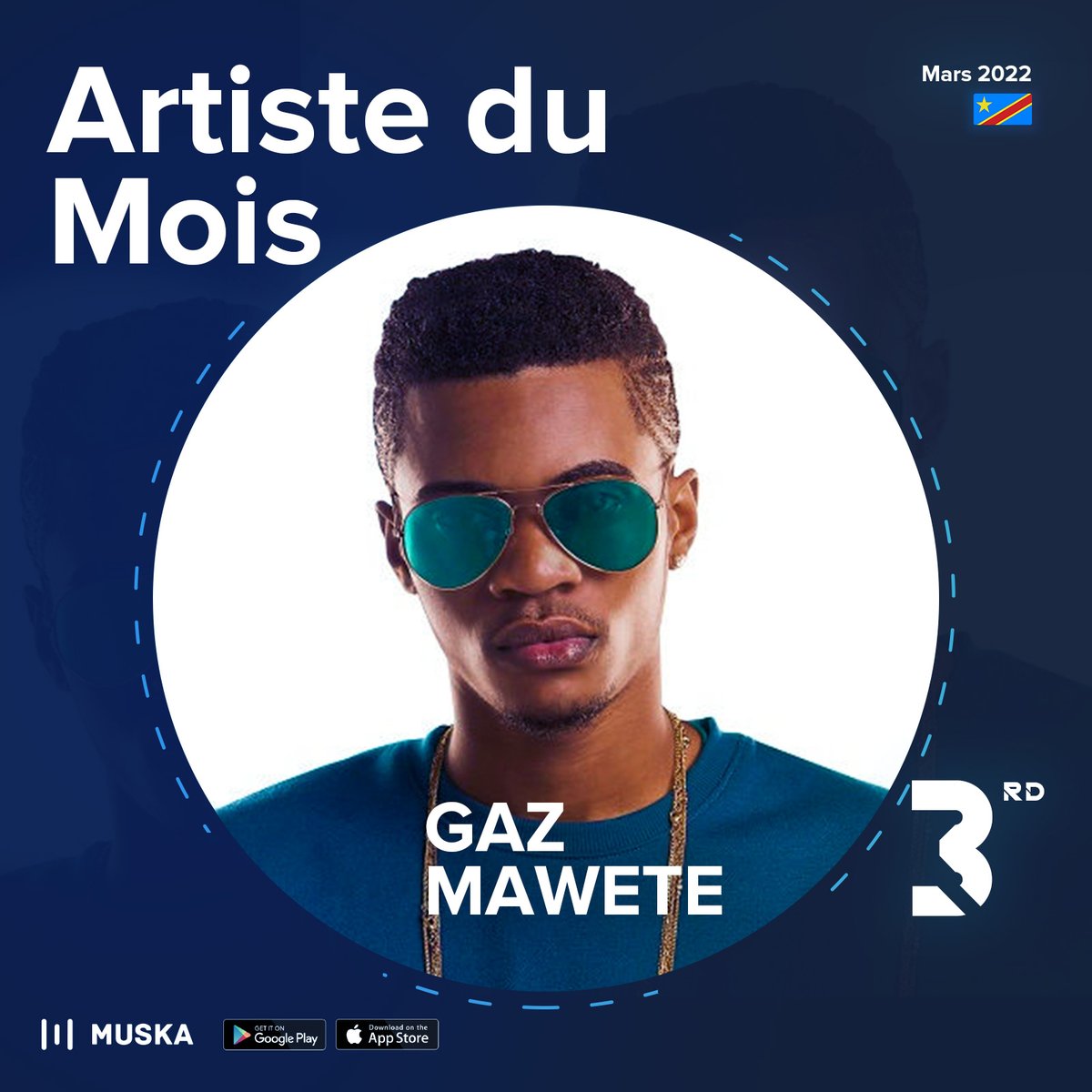 muskaapp's tweet photo. Muska RDC🇨🇩
Découvrez le classement du top 20 Muska Rdc du mois de mars 2022!!!
@gazmawetemusik occupe la 3e place de ce classement du mois🏅🎧
Téléchargez l'App Muska 👉 https://t.co/y2kj9pKbJx📲
#muska #RDC #classement #muskatop20 #mars22 https://t.co/1XTydxyXt9