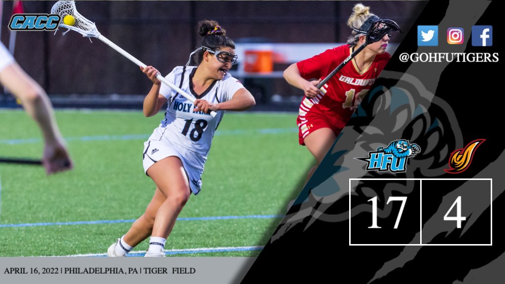 GoHFUTigers's tweet photo. FINAL SCORE: Women's Lacrosse wins 17-4 against University of the District of Columbia in non-conference action. Full recap to follow... #HFULAX #HFUTigers https://t.co/5uyZ2sVE2N