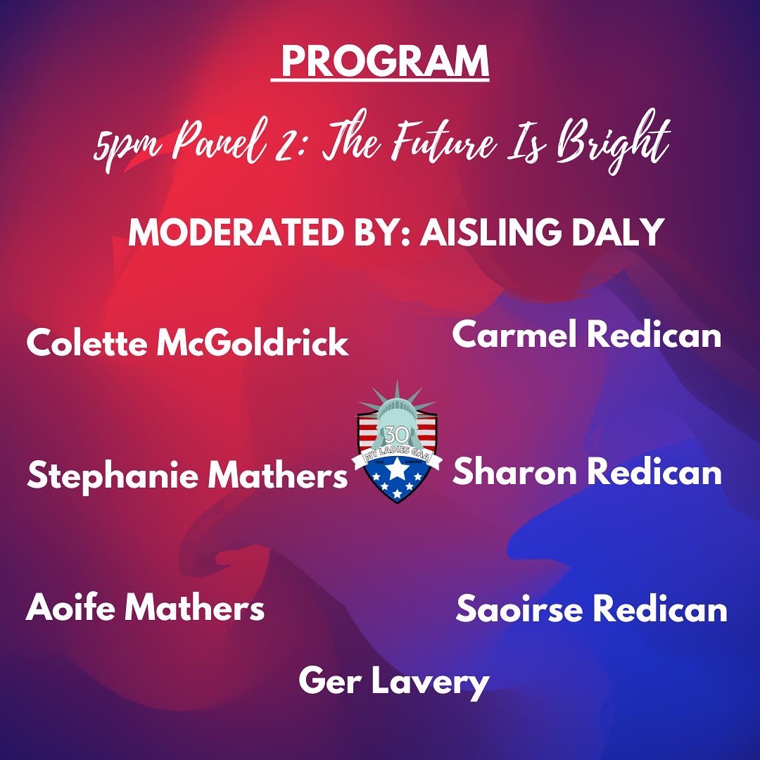 NYLadiesGAA's tweet photo. VIRTUAL LINK below! Join us in 2 hours to celebrate 30 Years of NY Ladies Gaelic Football #Empoweringwomen Event:

https://t.co/IZNBJeNwTv

Join us from wherever you are!🌎

@HerSportDotIE @LadiesFootball @officialgaa @NewYorkGAA @NYIrishCenter @ManhattanGaels @Aisling_Irish https://t.co/c5jloadiAC