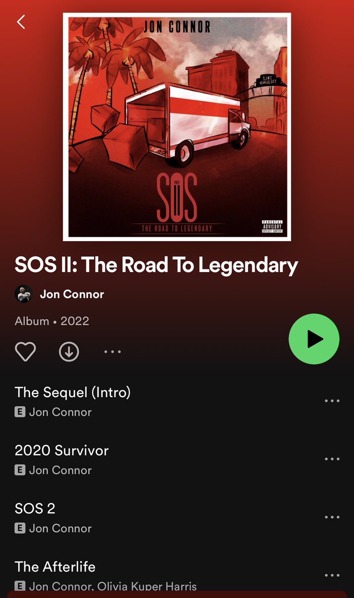 Jconn09's tweet photo. Solid album, always love it when @JonConnorMusic comes through with some new 🔥🔥🔥
Favorite tracks: the afterlife, SOS 2, the search and 3021. #SOSII https://t.co/zLyYuuJltp