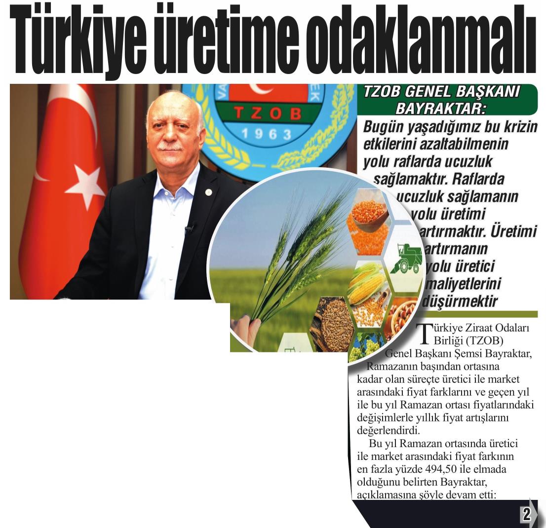 semsibayraktar's tweet photo. Tüketici fiyatlarındaki artışları durdurmak için yapılması gerekenleri, tarım sektörünün sorunlarını ve Ramazan ortası üretici market fiyatlarını değerlendirdiğim basın açıklamamız gazetelerde geniş yer aldı. https://t.co/wR4o9mCGHe