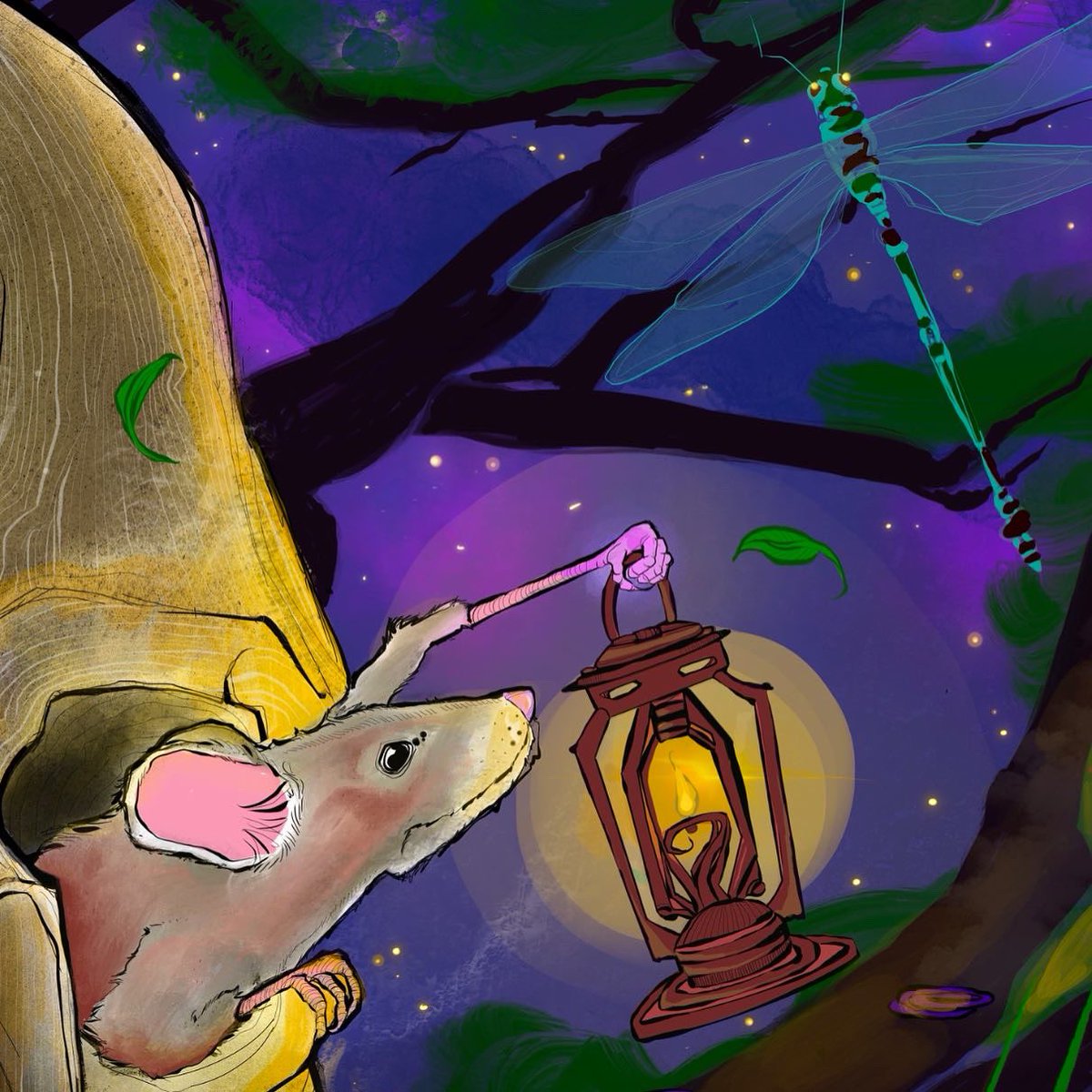 eligh's tweet photo. This is the second drawing I’ve minted of these mice. It will be a children’s book eventually, just need the time to write! Seeing it small on Twitter doesn’t do the details justice, but it’s all love! 

https://t.co/R6HCOdTVOe https://t.co/KpbhtUViB4