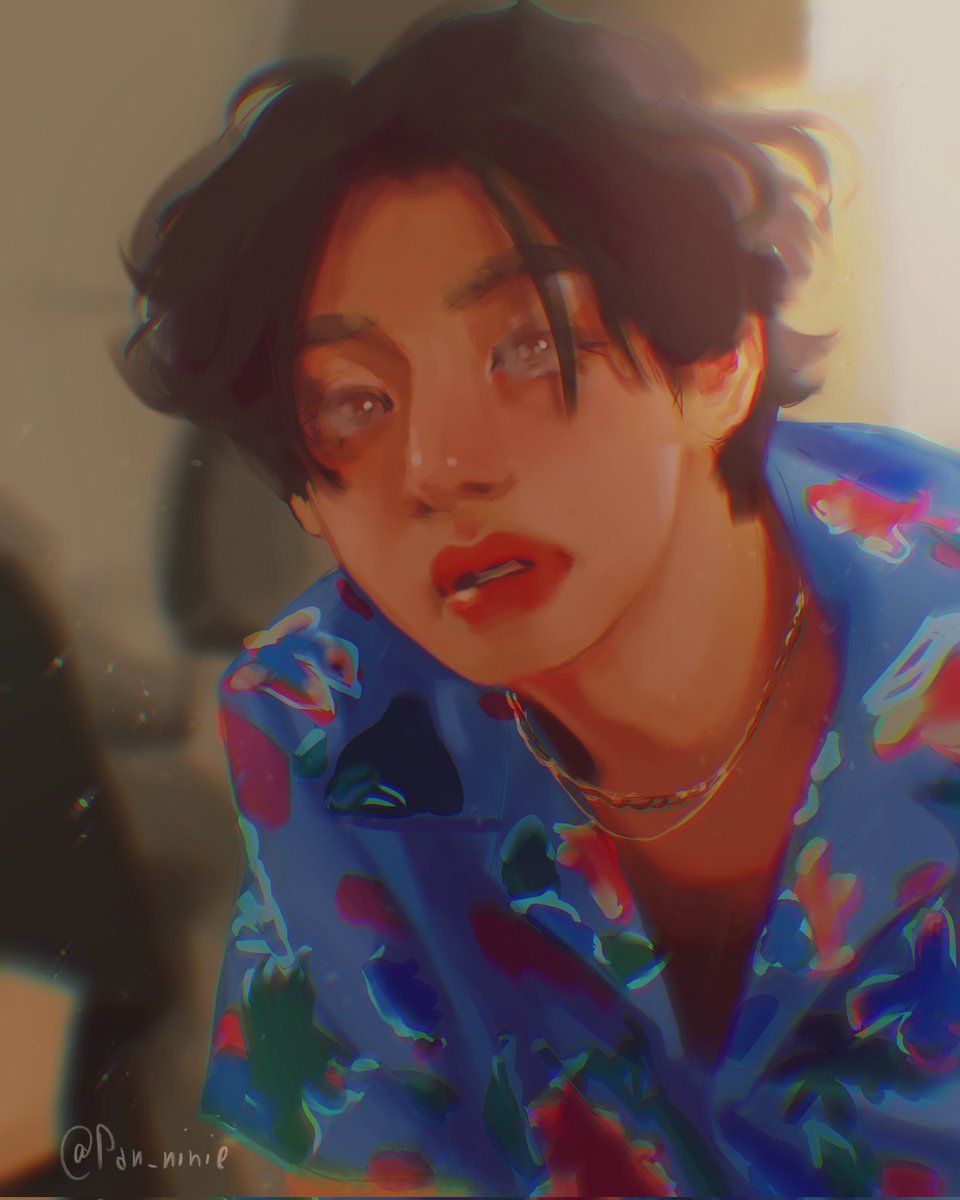 pan_ninie's tweet photo. Felt bad for drawing him so ugly so here's a cute one 🥺
#taehyung https://t.co/pk71fZZIJo