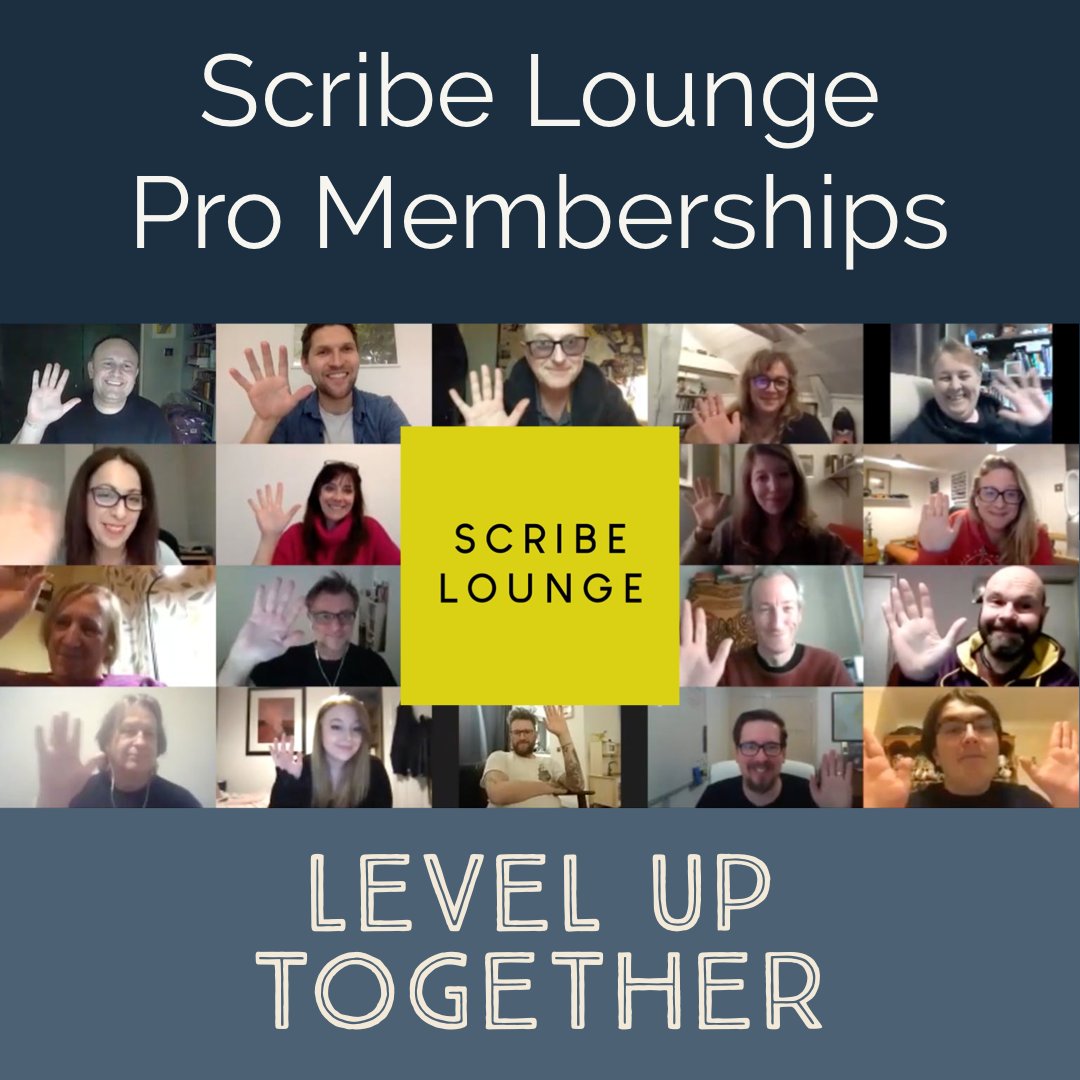 uk_scribe's tweet photo. Our pro memberships have meant so much to so many. Commit to pushing your writing to the next level - and join some of the kindest, most positive and inspiring creatives in the UK 💛🚀sign up or upgrade at https://t.co/JsL2QW1CyN #screenwiters #screenwriting #scribeloungewriters https://t.co/hUJLUjWin0
