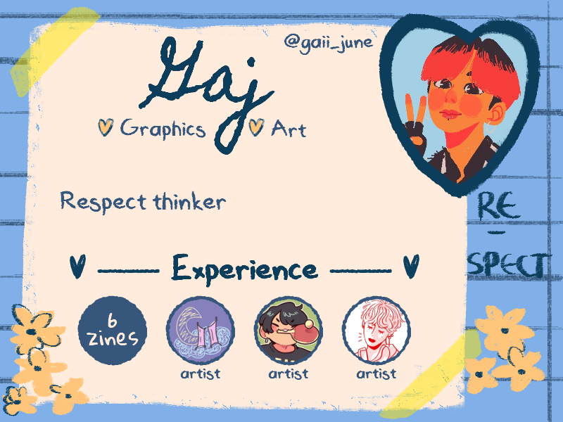 If you know Gaj @gaii_june, you'll know that they're 🎶 happiness to someone and the soul to another 🎶 —and are most certainly both for us! 🌌 Filled with innovative style and countless skills, our fabulous art and graphics mod will sweep you off your feet.